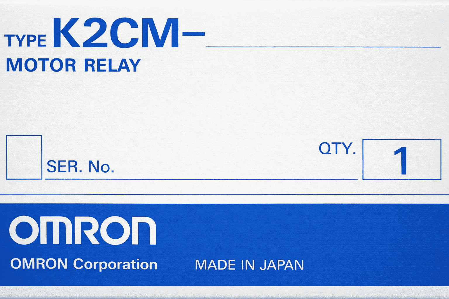 Omron K2CM Motor Relay – 400/440V thumbnail