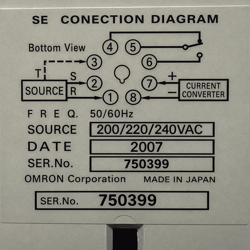 OMRON SE-KP2N Motor Protective Relay 750399 thumbnail