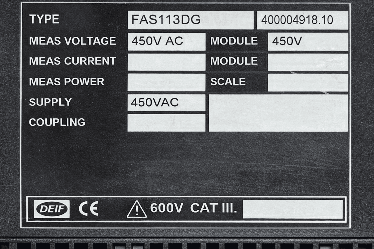 DEIF FAS-113DG Frequency automatic adjustment module thumbnail