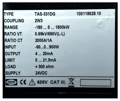 DEIF TAS-331DG Power Transducer 100118628.10 thumbnail