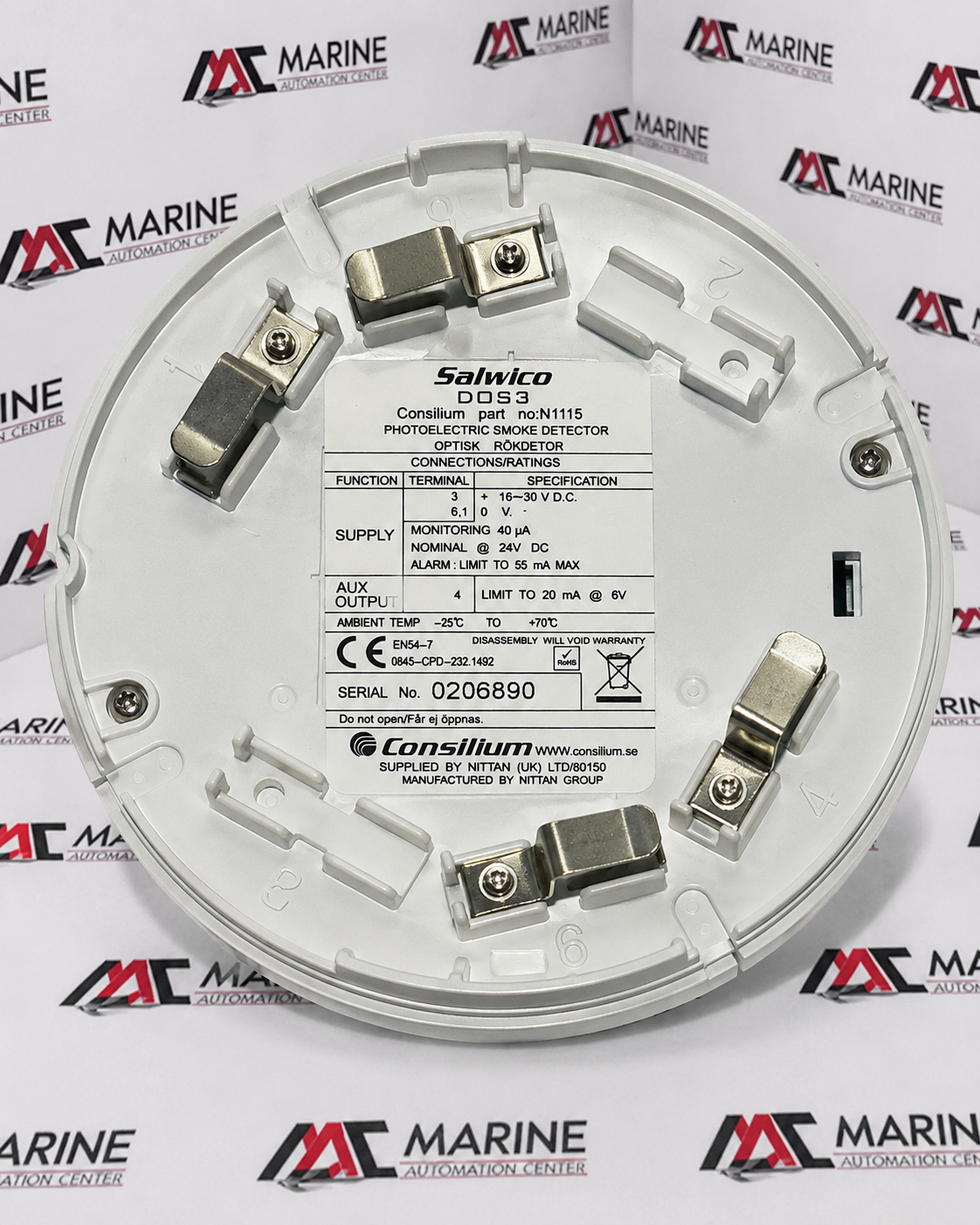 Consilium Salwico DOS3 Addressable Photoelectric Smoke Detector thumbnail