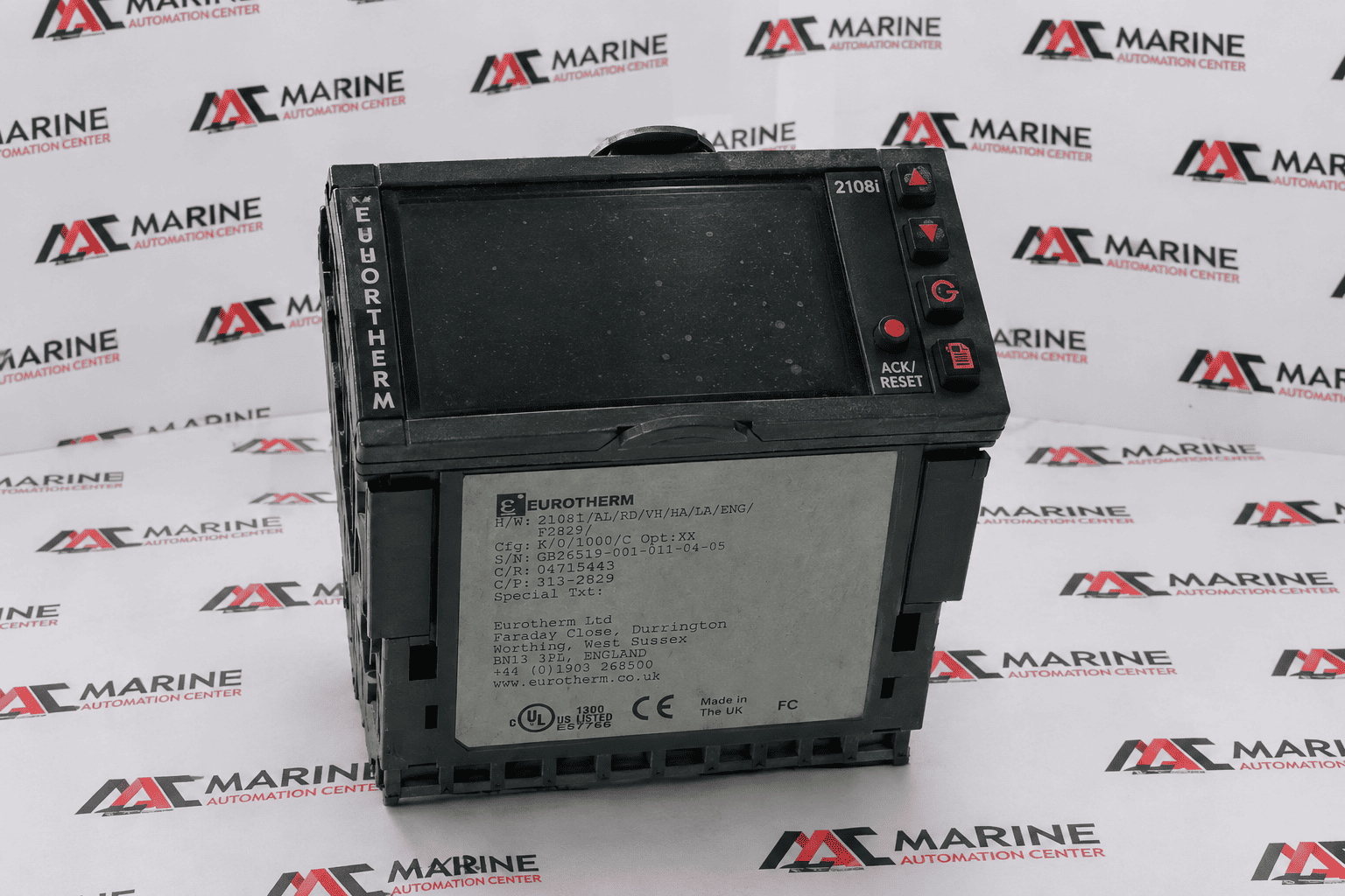 Eurotherm 2108i Horizontal Mount Temperature / Process Indicator and Alarm Unit thumbnail