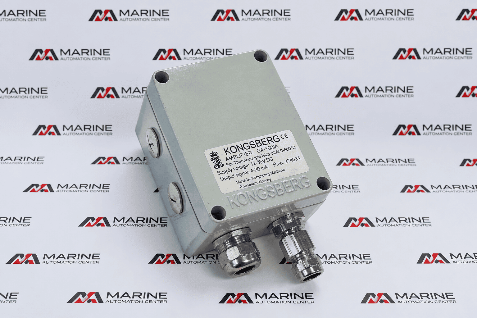 Kongsberg GA-100/A Thermocouple Amplifier Connection Box