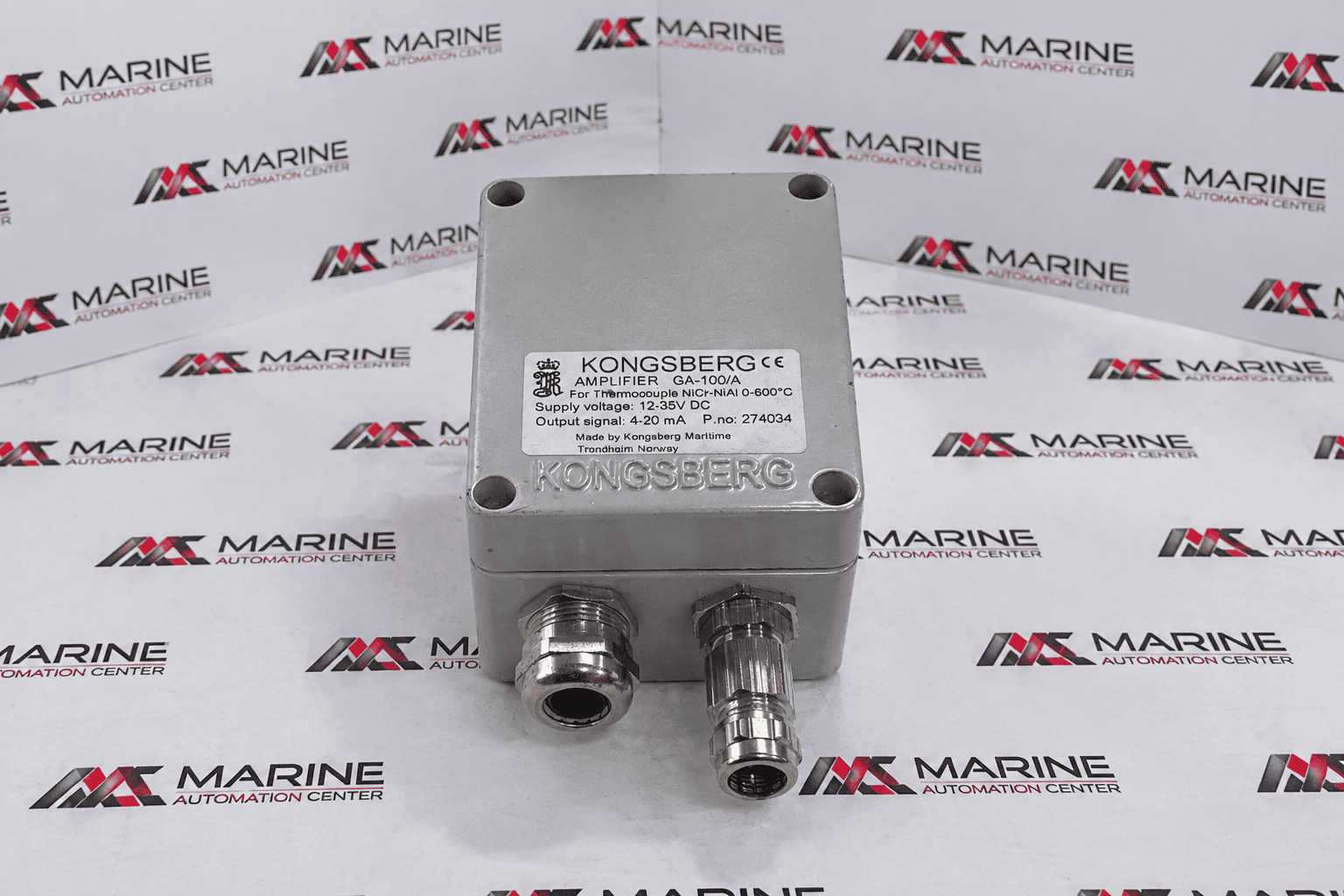 Kongsberg GA-100/A Thermocouple Amplifier Connection Box thumbnail