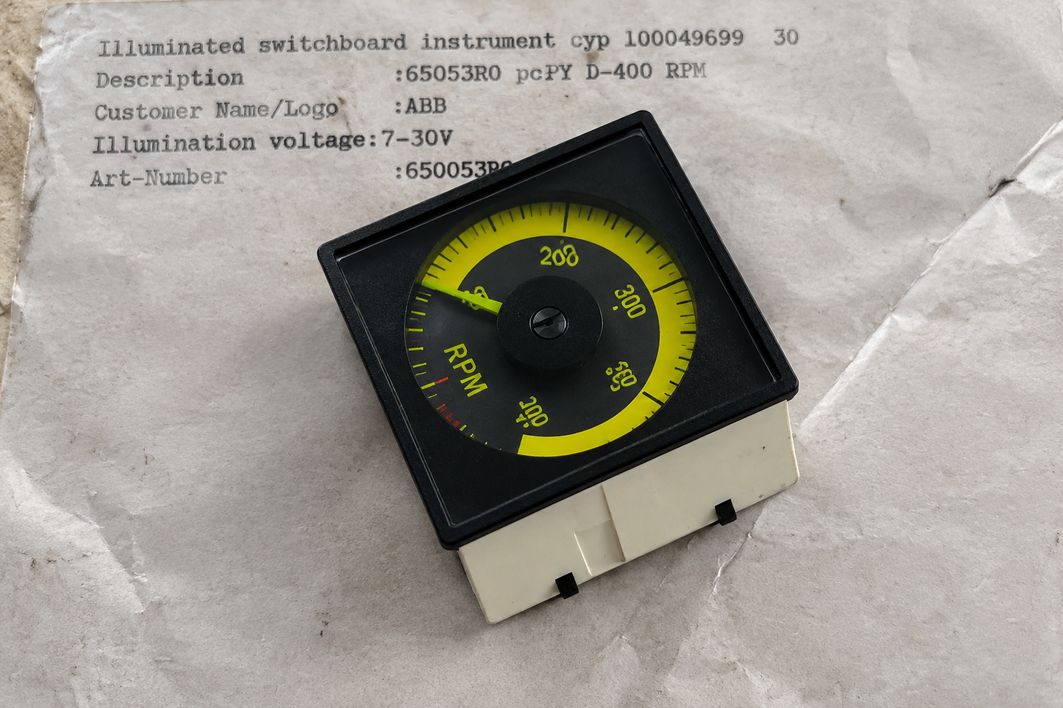 Noris Dial Indicator (Tachometer) Typ 100049899