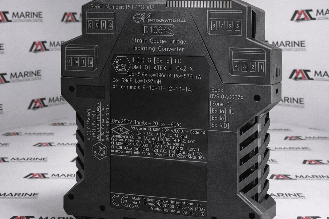 Gm International D1064S Strain Gauge Bridge Isolating Converter thumbnail
